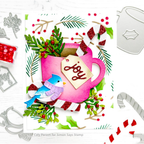 Pretty Pink Posh Holiday Birds Dies hot cocoa | color-code:ALT01