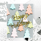 Pretty Pink Posh Happy Holiday Shadow Dies happy holidays