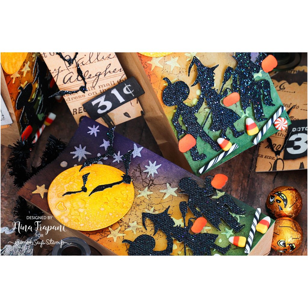 Tim Holtz Layering Stencil Spellbound ths170 trick or treat | color-code:ALT01