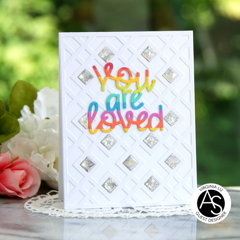 Alex Syberia Designs You Are Loved Die asd-d-125 rainbow