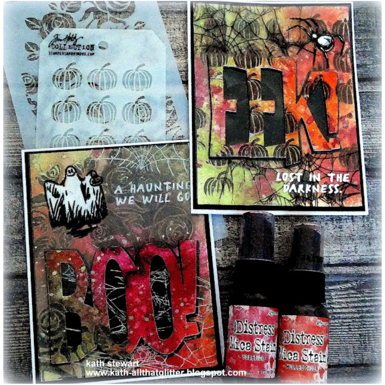 Tim Holtz Sizzix Big Frights Thinlits Dies 666381 Halloween Cards | color-code:ALT06