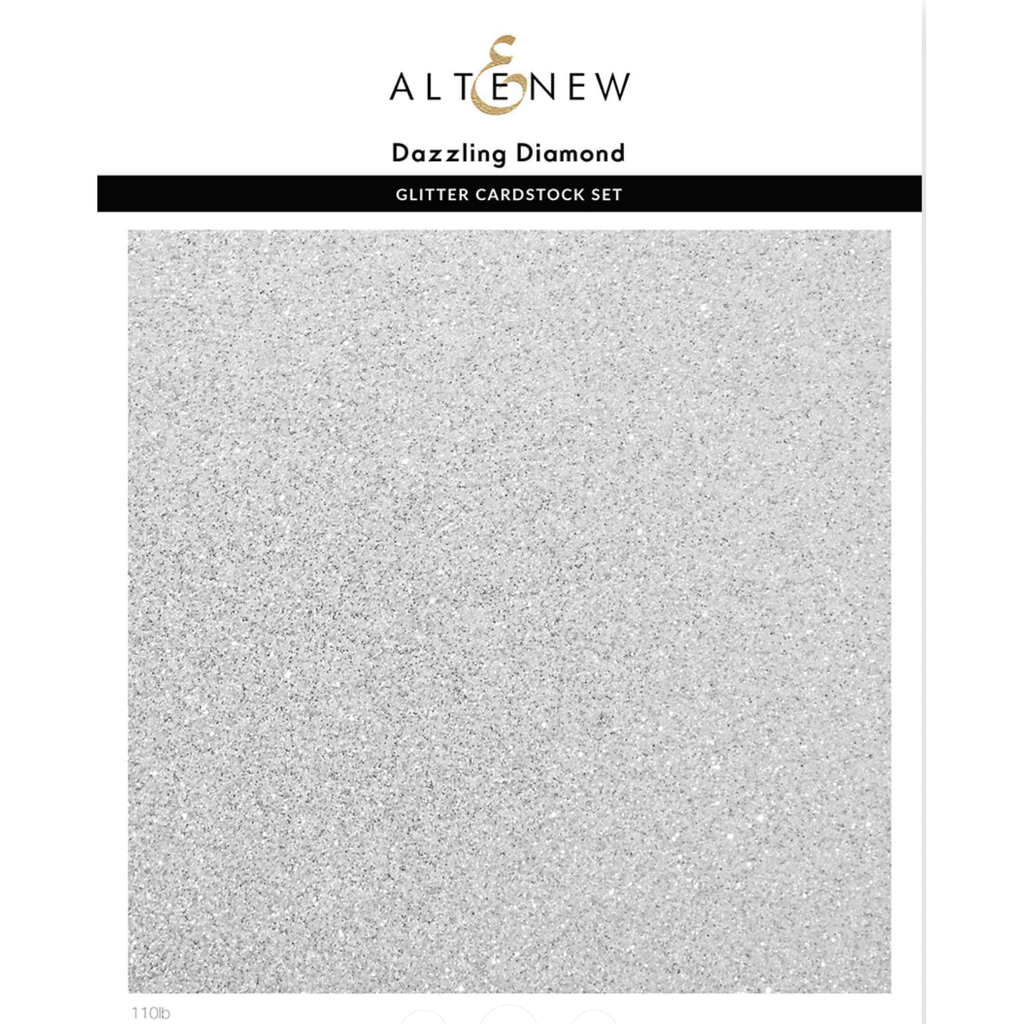 Altenew Glitter Cardstock Set Dazzling Diamond 8.5x11, 8 sheet pack alt8168