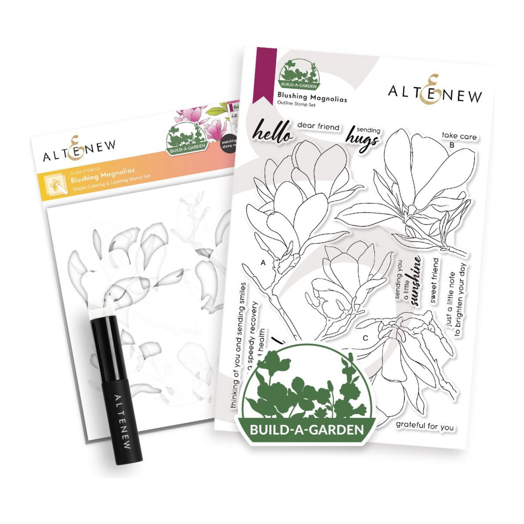 Altenew Build a Garden Blushing Magnolias Set alt8188bn