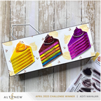 Altenew Mini Delight Cut the Cake Stamp and Die Set alt8192bn happy birthday