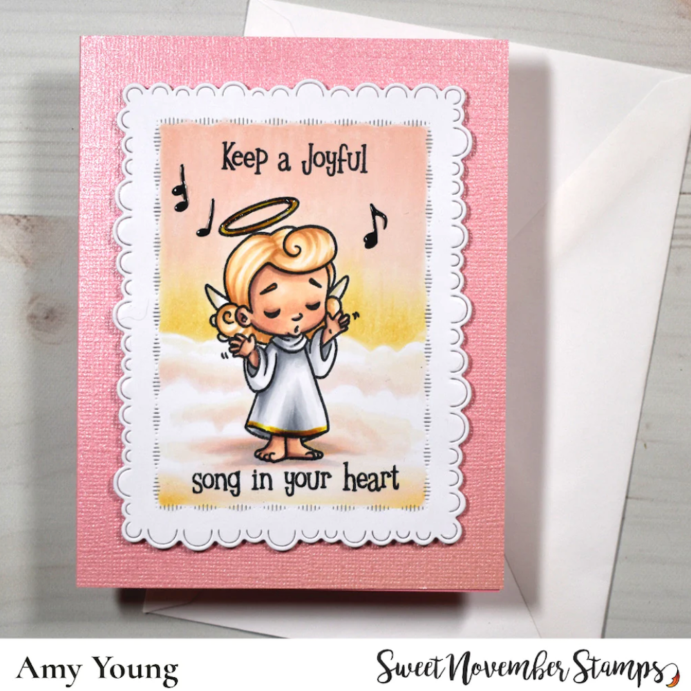 Sweet November Stamps Joyful Noise Clear Stamp Set sns-xm-jn-21 song