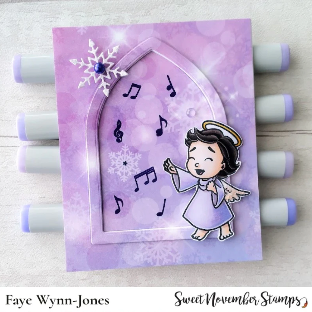 Sweet November Stamps Joyful Noise Clear Stamp Set sns-xm-jn-21 faye
