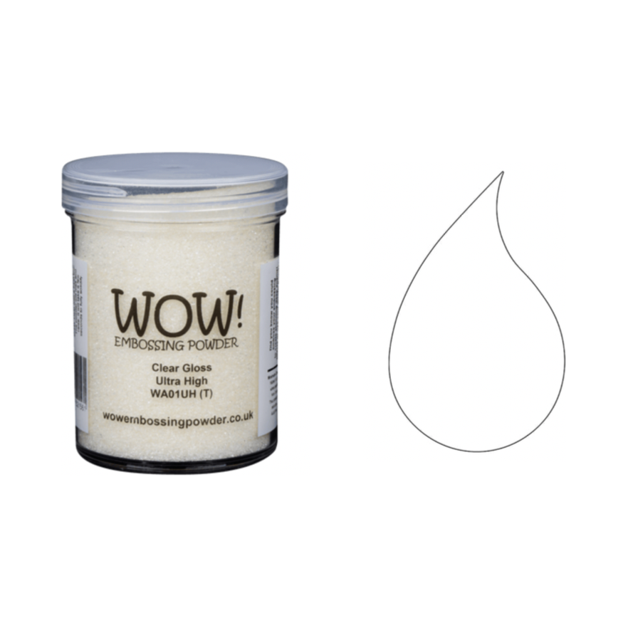 WOW Embossing Powder Clear Gloss Ultra High Large Jar wa01uh-l