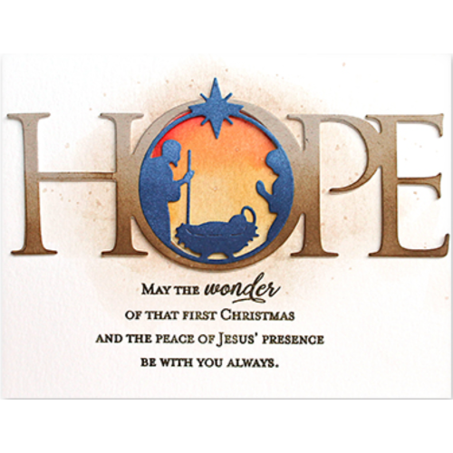 Penny Black Immense Hope Thin Metal Creative Dies 51-792 nativity scene