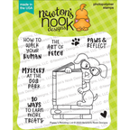 Newton's Nook Designs Puppy’s Reading List Clear Stamps nn2311s02
