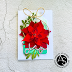 Alex Syberia Designs Joyful Poinsettia Die Set asd-d-139 joy