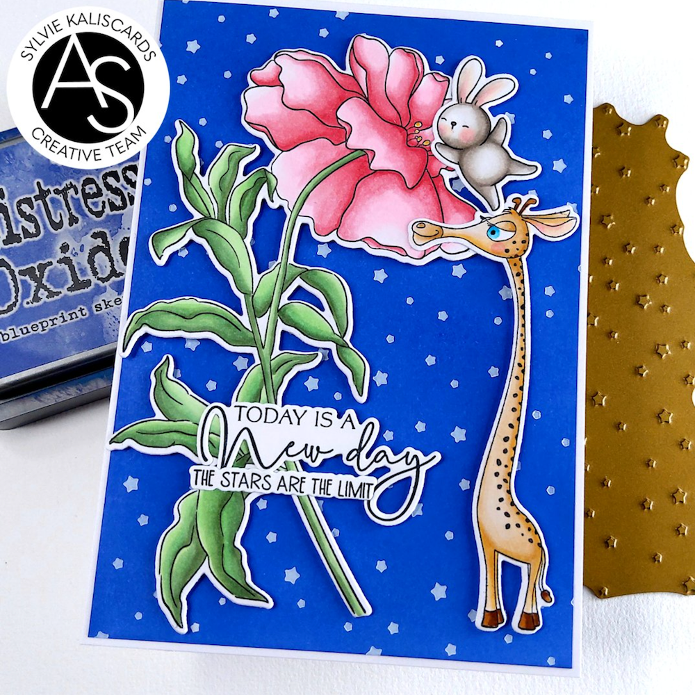 Alex Syberia Designs Midnight Blooms Layering Stencil Set asd-ste-141 star