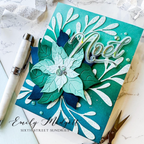 Alex Syberia Designs Joyful Poinsettia Die Set asd-d-139 emily