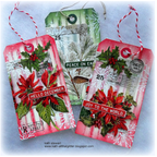 Tim Holtz Cling Rubber Stamps RETRO FLAKES CMS417 gift tags | color-code:ALT02