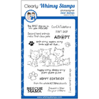 Whimsy Stamps Adopt Don't Shop Cats Clear Stamps cwsd223