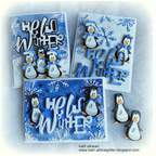 Sizzix ECLECTIC COLORS Cardstock Surfacez 664873 winter blues | color-code:ALT01