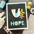 Tim Holtz Sizzix FUNKY NORDIC Thinlits Dies 665576 white dove | color-code:ALT01