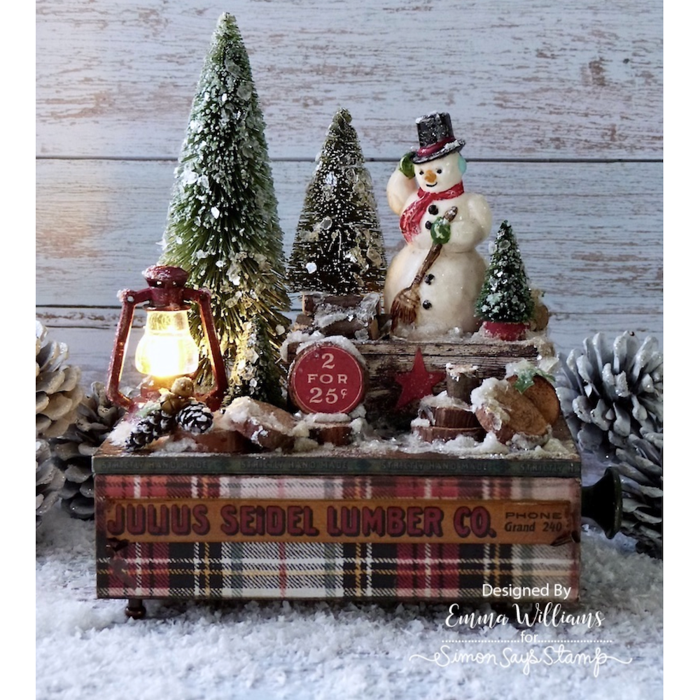 Tim Holtz Idea-ology KRAFT STOCK STACK COOL Paper th94110 Emma | color-code:ALT01