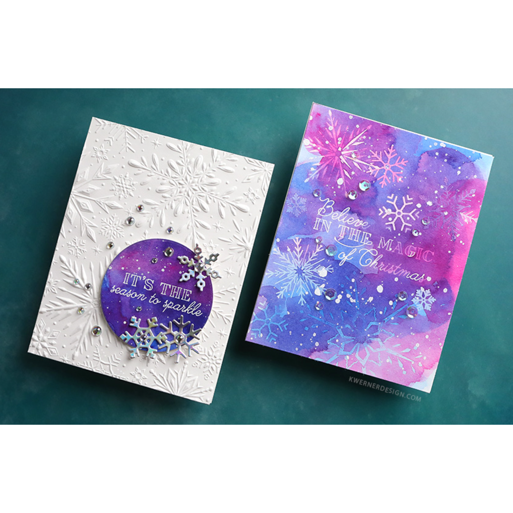 Tsukineko Versamark EMBOSS INK PAD Watermark VM-001 snowflakes | color-code:ALT01