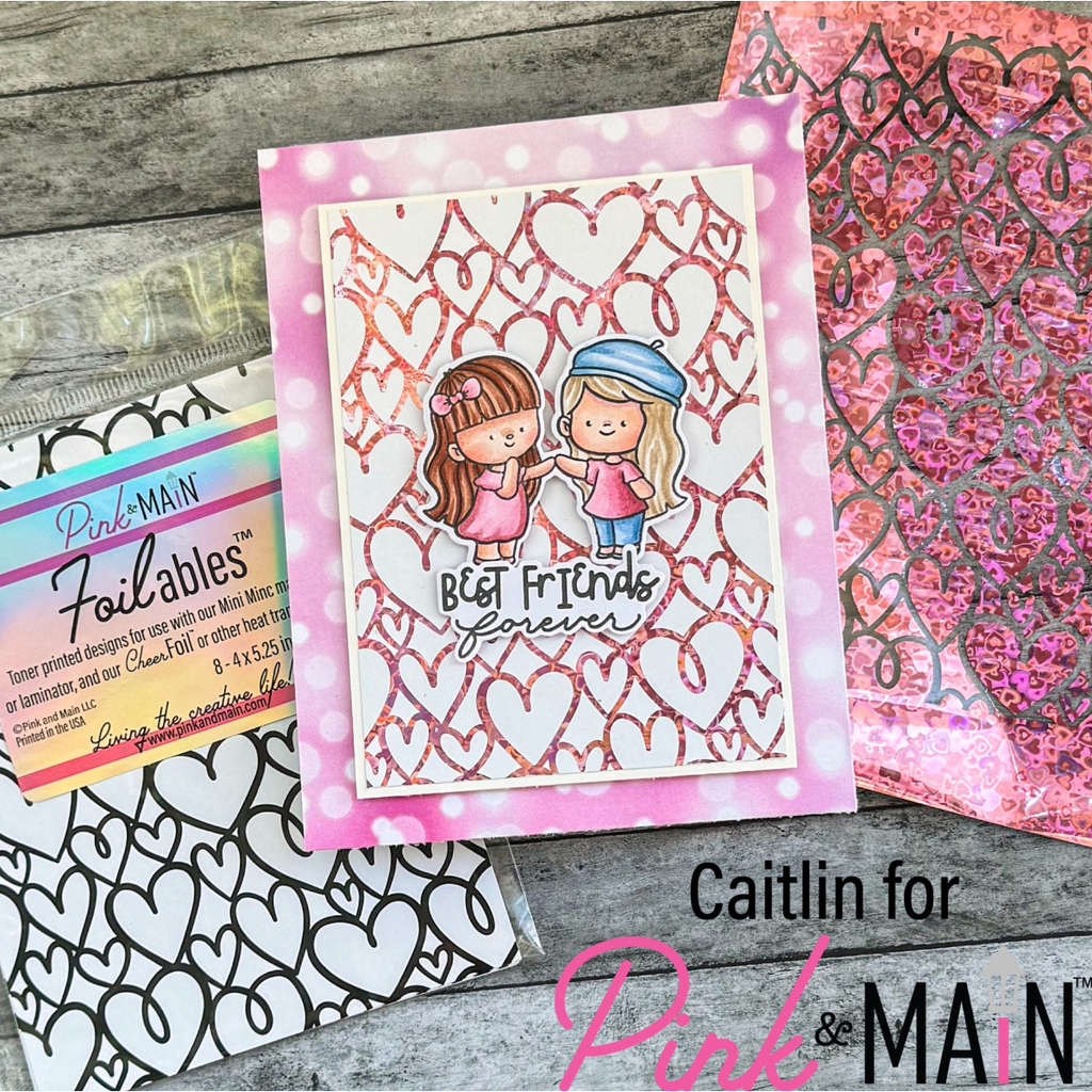 Pink and Main Galentine Dies pnm587 best friends