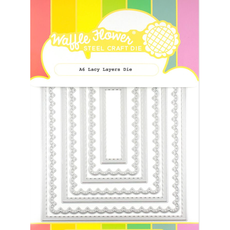 Waffle Flower A6 Lacy Layers Dies 421636