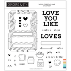 Concord & 9th We Go Together Clear Stamp Set 11972