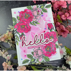Tim Holtz Distress Cocktail Party Mica Stain Ranger Valentines Flowers Card | color-code:ALT03