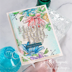 Tim Holtz Cling Rubber Stamps Floral Trims CMS461 happy birthday | color-code:ALT08