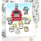 Mama Elephant Little Pig Agenda Creative Cuts Steel Dies red barn | color-code:ALT01