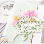Pinkfresh Studio Amazing Things Clear Stamps 243924 Floral Encouragement Card | color-code:ALT01