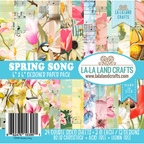 La-La Land Crafts Spring Song 6x6 inch Paper Pack dp040
