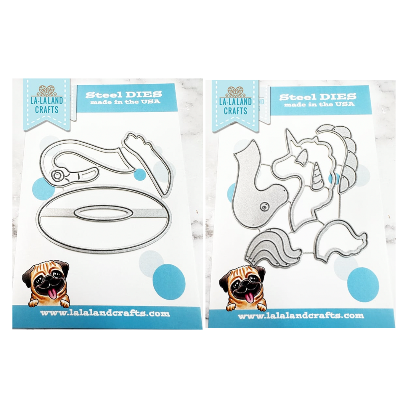 La-La Land Crafts Flamingo Floaty Die and Unicorn Add On Die Set