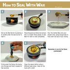 Stamperia Handle With Seal For You wax01 how to