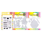 Waffle Flower Sweet Cupcake Dies and Cupcake Toppers Stamp and Die Set