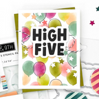 Concord & 9th Bunch of Balloons Stencil Pack 12025 star