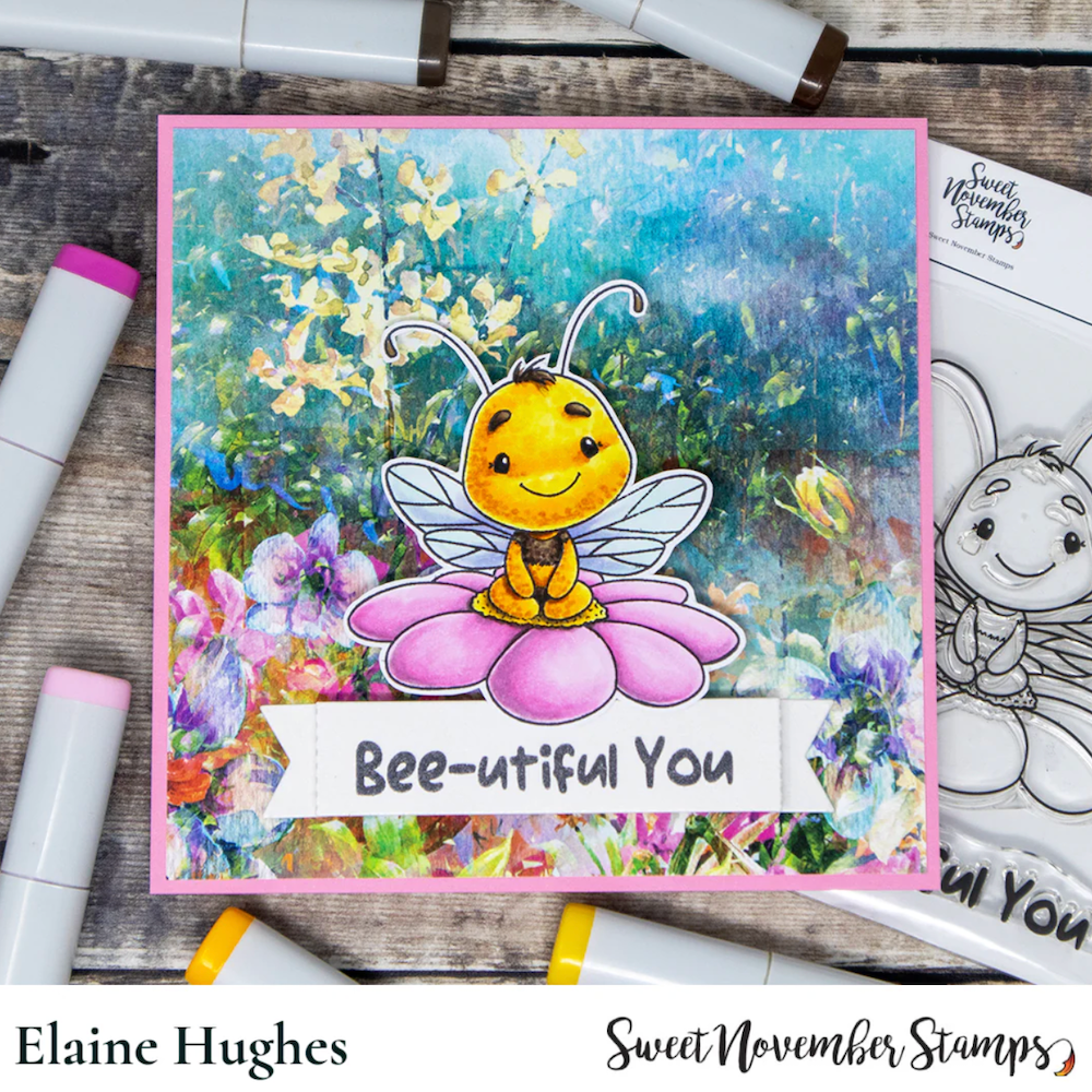 Sweet November Stamps Bee-utiful Clear Stamp Set sns-sp-by-24