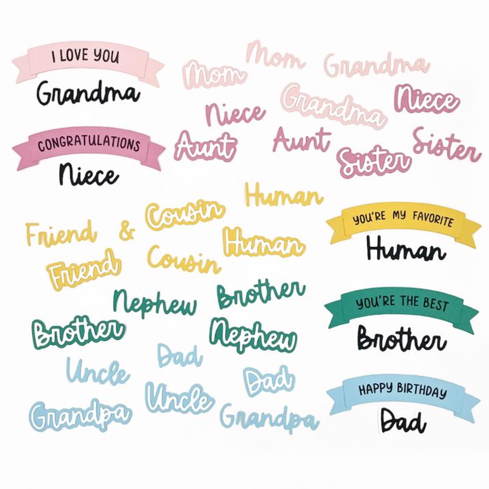 Concord & 9th We Are Family Clear Stamp Set 12095 product