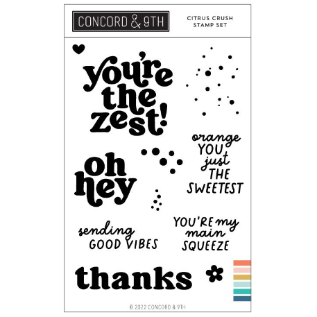 Concord & 9th Citrus Twist Clear Stamp Set 12108