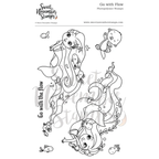 Sweet November Stamps Go with the Flow Clear Stamp Set sns-mm-gf-24