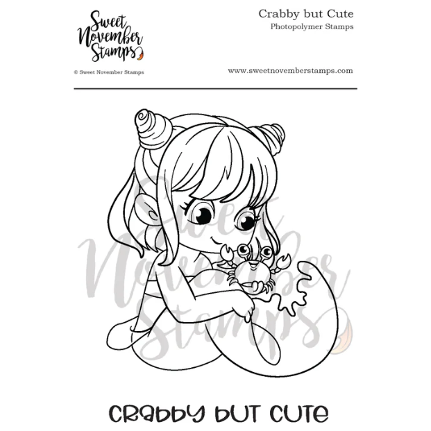 Sweet November Stamps Crabby but Cute Clear Stamp Set sns-mm-cc-24