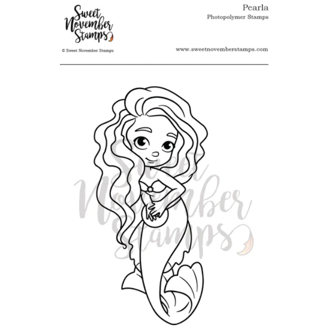 Sweet November Stamps Pearla Clear Stamp sns-mm-pe-24