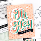 Concord & 9th Oh Hey Clear Stamp Set 11418 fav