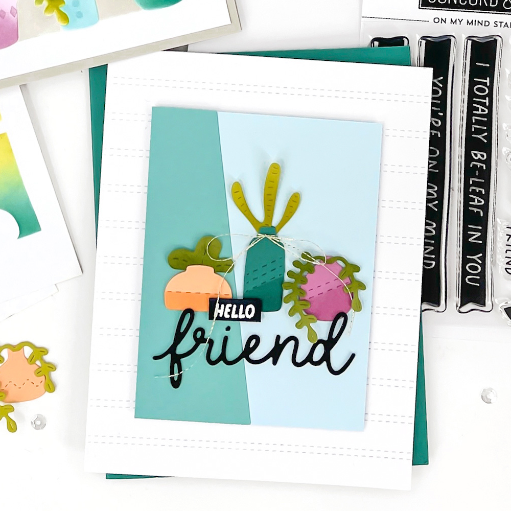 Concord & 9th On My Mind Clear Stamp Set 11845 plant