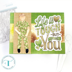 Trinity Stamps Life is Tough Die Set tmd-c324 army