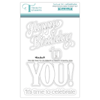 Trinity Stamps Time To Celebrate Clear Stamp Set tps-333