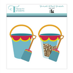 Trinity Stamps Shovel and Pail Shaker Die Set tmd-305