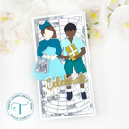 Trinity Stamps Boyish Charm Die Set tmd-310 celebrate