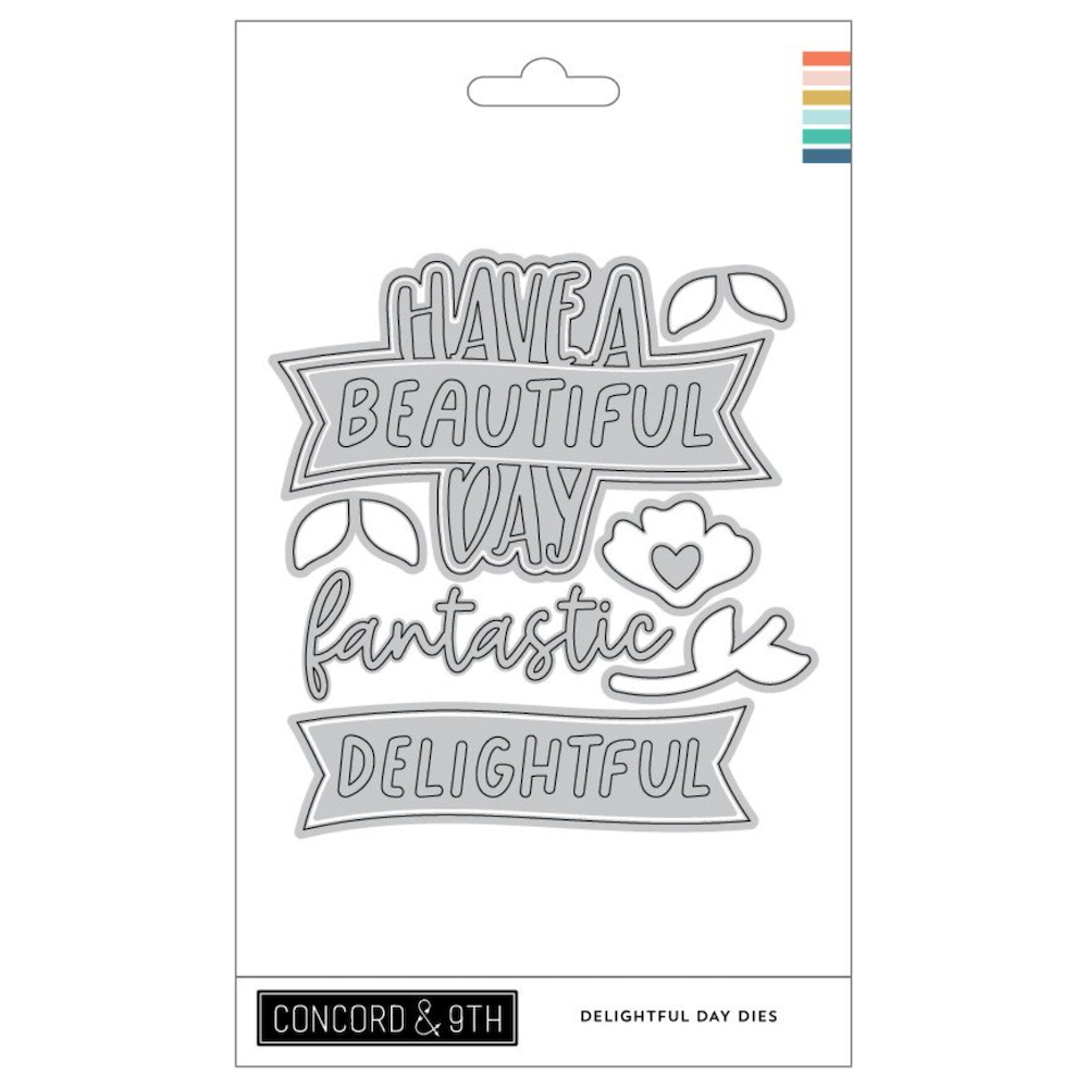 Concord & 9th Delightful Day Turnabout Stamp and Die Bundle metal