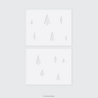 Concord & 9th Merry Trees Stamp Stencil and Die Bundle