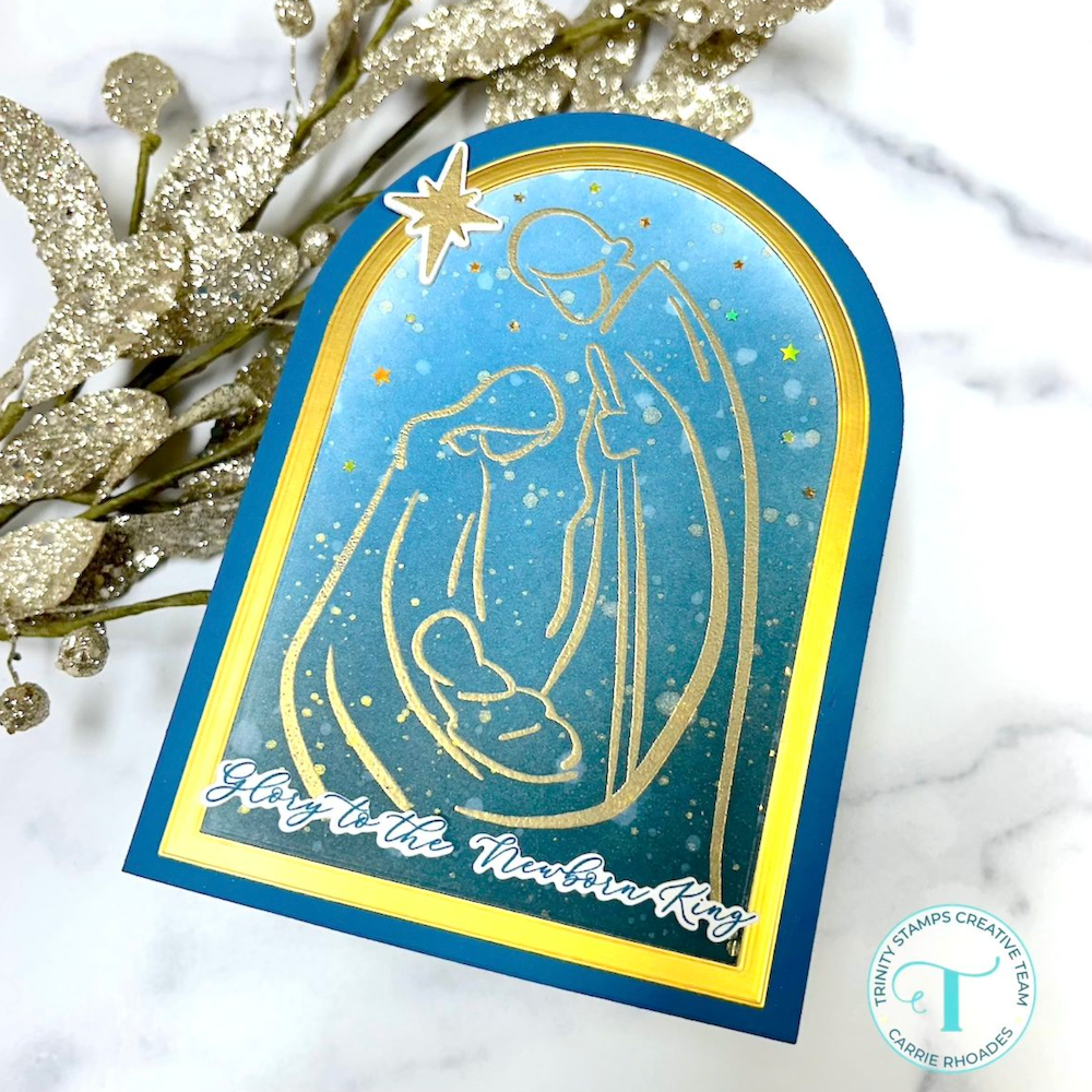 Trinity Stamps Sketchy Nativity Clear Stamp Set tps-360