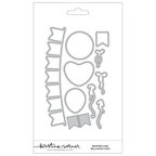 Concord & 9th Kristina Werner Banner and Balloons Stamp Die Stencil Bundle